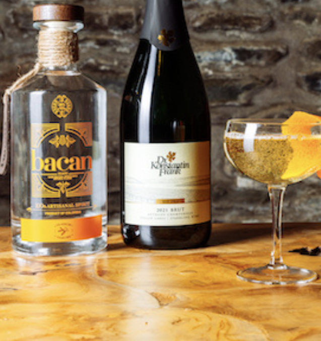 A twist on the champagne cocktail